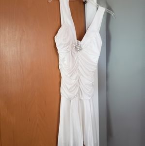 White homecoming dress.  Size Large